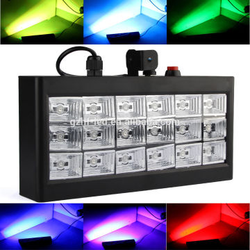 18PCS LED RGB Flash Club KTV Party Effect Light DJ Disco Light Mini Strobe Light