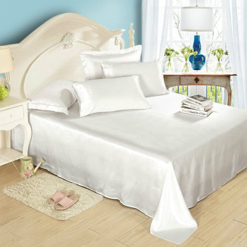 YUNFREESILK 4Pcs 100% Mulberry Silk Bed Sheet Set