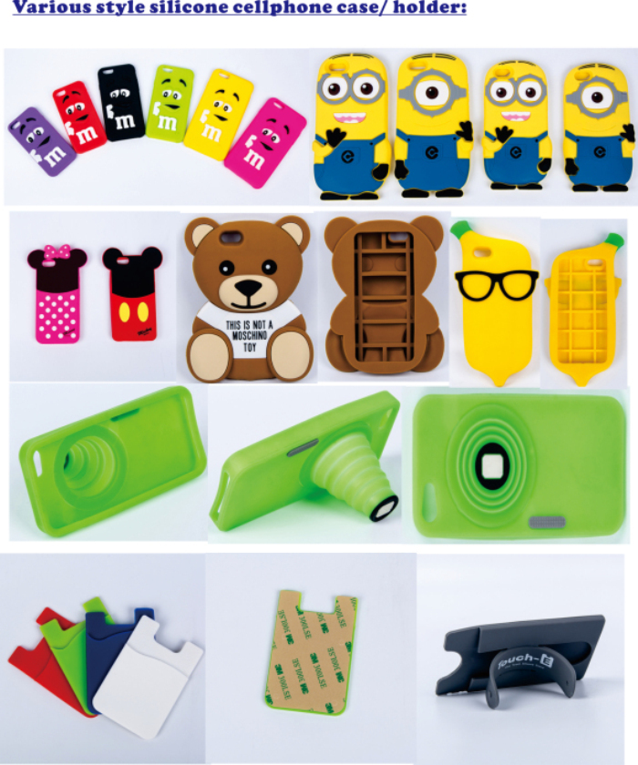 silicone cellphone case and holder