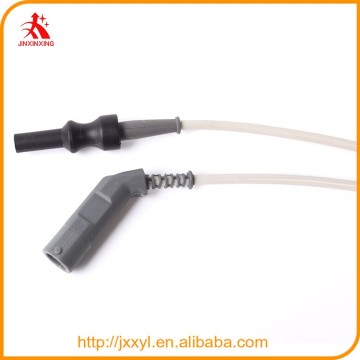 Reusable bipolar line wire rope cable assemblies connector