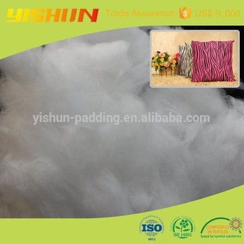 Eco-friendly polyester fibre fill for cushions