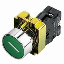 22mm Flush Pushbutton, Spring Return with Marked Faceplate