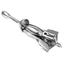 316 Stainless Steel Folding Grapnel Anchor for Boats and Yachts