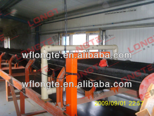 Conveyor belt circuit type metal detector