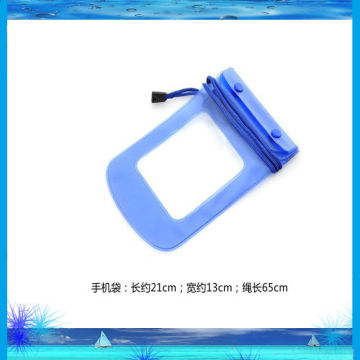 Waterproof PVC Mobile Phone Pouch with clear front