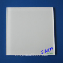 RAL 9003 Pure White /Signal White Back Painted Glass, pure white lacquered glass /Lacobel glass