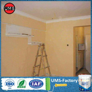 Latex emulsion wall paint for wall