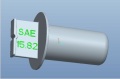 Tampão de extremidade Ø15.82mm 5/8 SAE