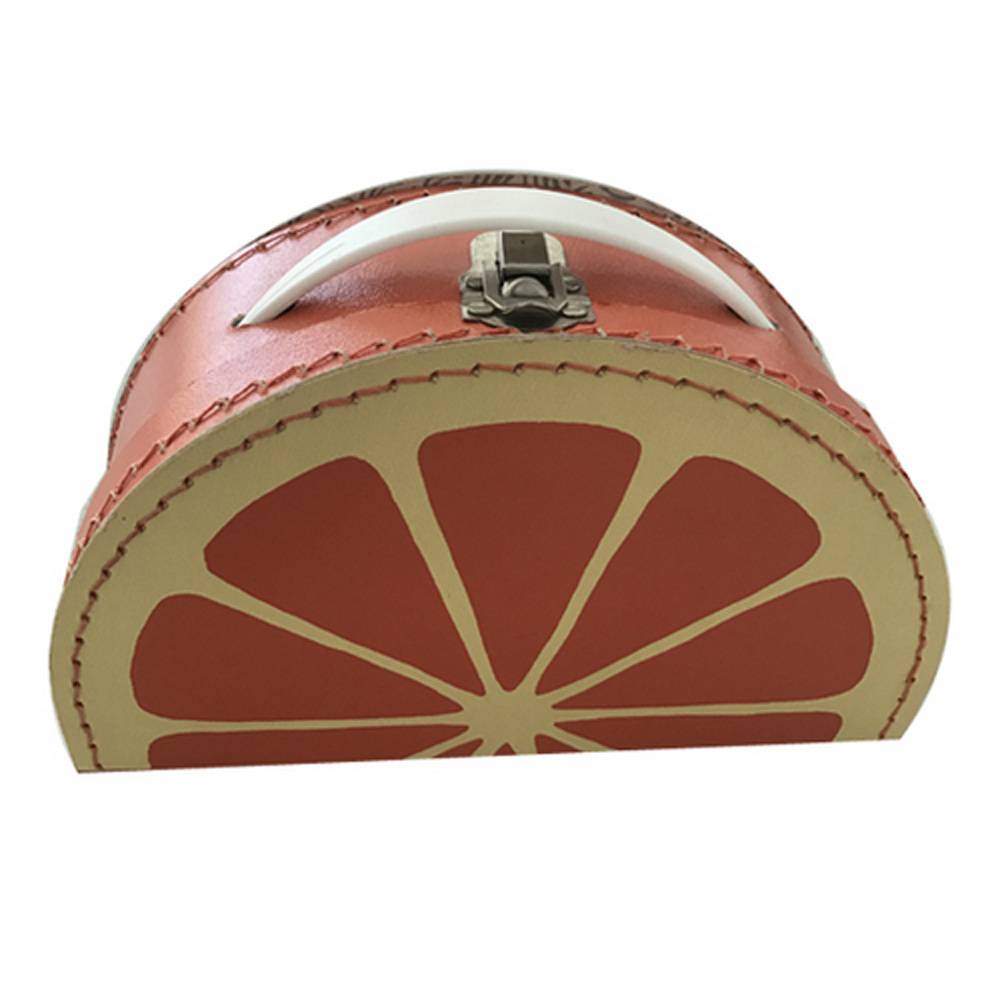 Unique Printing Semi-circle Suitcase Box