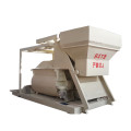 Low cost self loading concrete mixer with hopper