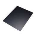 Duilleag ABS àrd Gloss Black airson cleachdadh sanasachd