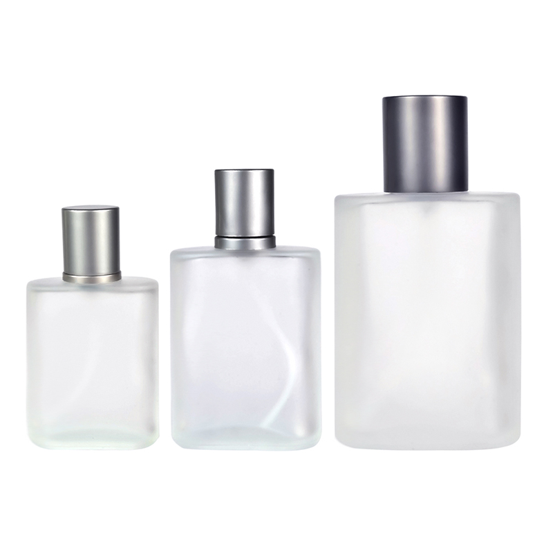 Wholesale Custom Empty Mini Refillable Spray Glass Perfume Bottles 50ml Glass