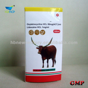 veterinary use 5% oxytetracycline hcl injection medicine