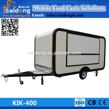 Top Quality mobile enclosed trailer-food van trailer-food vending trailer design