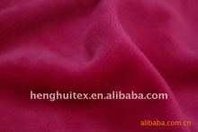 polyester solid Short Velour/plush Fabric for thermal underwear