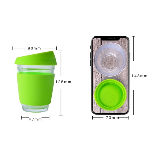 Funda de silicona resistente al calor para taza de café