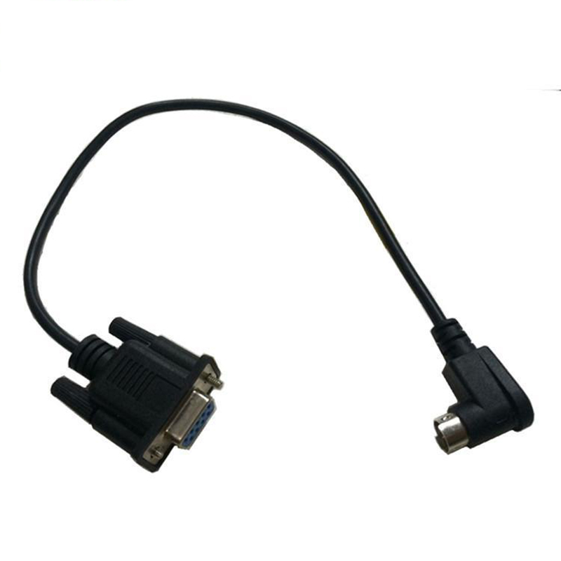 OEM High Compatible WIN10 DB9  Female RS232 Serial to 8 PIN MINI DIN Adapter PLC Downloading Cable