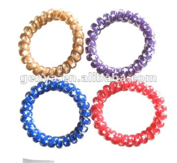 2012 cute girl phone line Bracelet,plastic bracelet