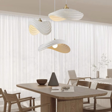 White Shell Modern Kitchen Island Pendant Lighting