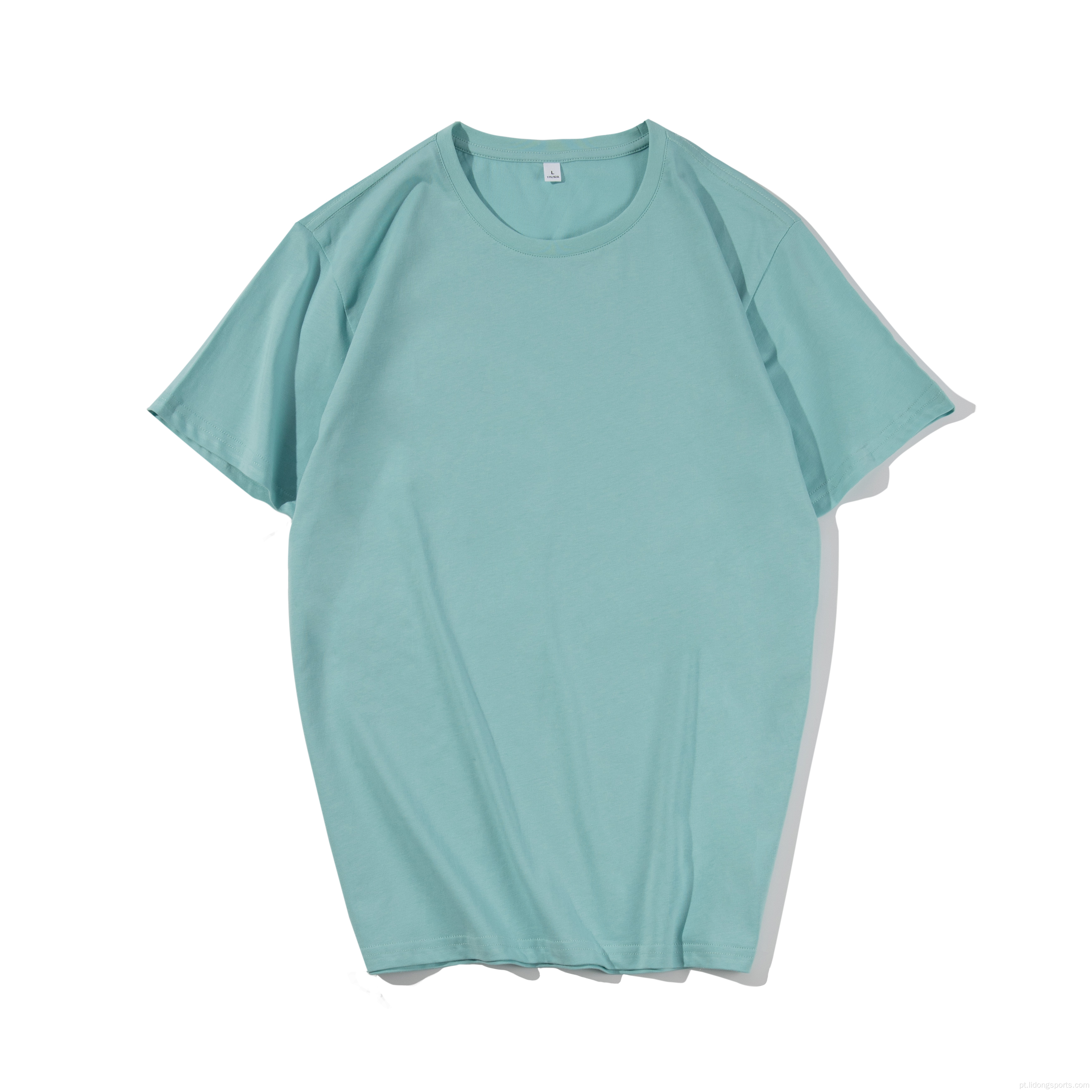 Atacado Multicolor Casual Solta T-shirt Confortável Tecido De Manga Curta Plus Size Camisetas