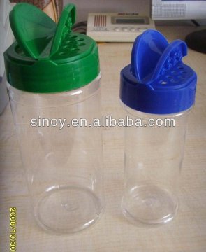 plastic spice bottle with lid