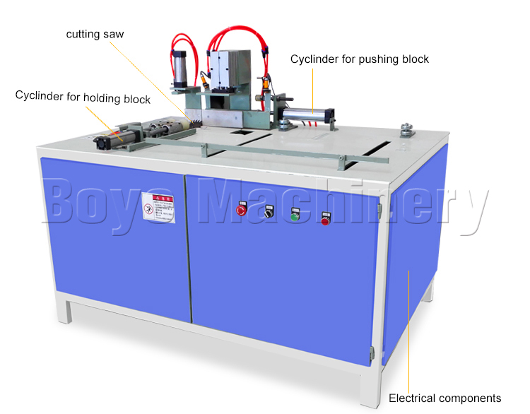 compressed sawdust block machine sawdust block making press machine wood pallet lumber cutting machine