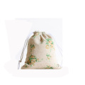 Patterned Drawstring Cotton Bags Customized