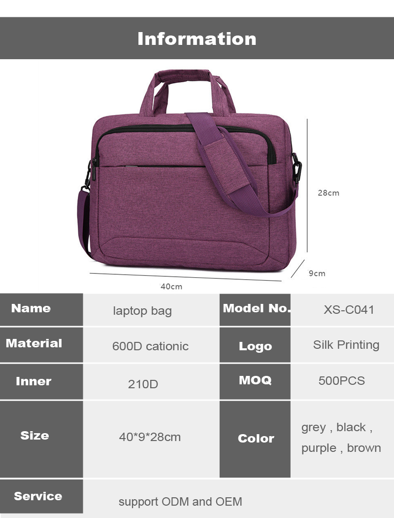 multi-functional laptop bag business document handbag briefcase bag