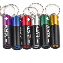 Hot spot detachable portable key chain battery shaped smoking pipe