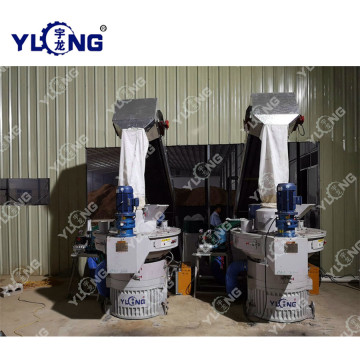 Máy làm viên Pellet với sàng lọc quay