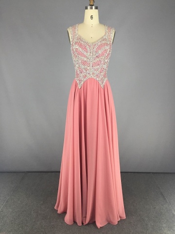 New Style Beading Bridesmaid Dress Prom Gown