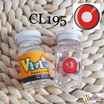 CL195 red manson yearly use hallomas party color contact lens