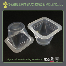 Square shaped jelly pudding container mini plastic cup