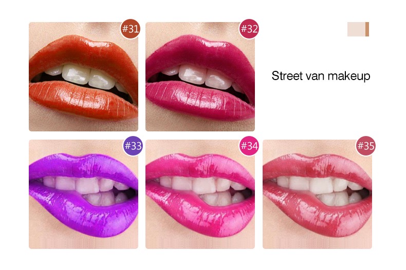 36 color silver square tube lip gloss waterproof long lasting matte lipgloss vegan charm color system lipgloss liquid lipstick
