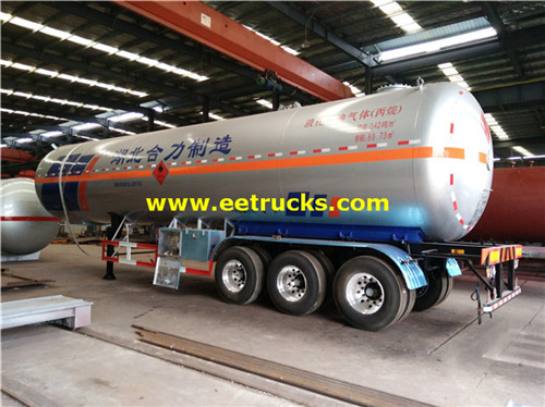 60m3 30ton propane nusu-trailer tankers