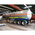 60m3 30ton propane nusu-trailer tankers