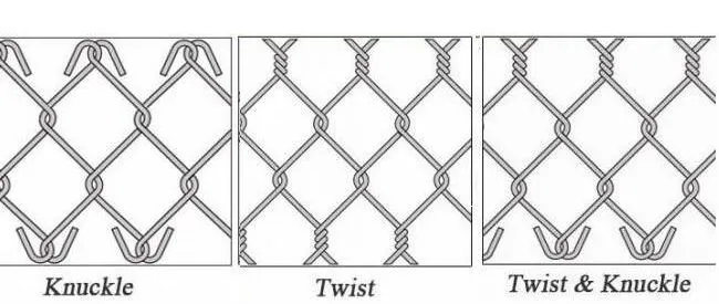 PVC Coated Green Metal Chain Link Wire Mesh Fence 8FT