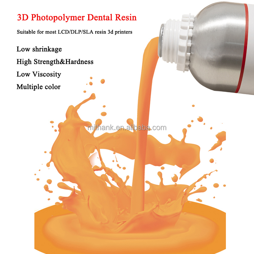 Low Shrinkage Transparent UV-Cured 3D Printing Hard Silicone Resins