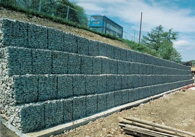 1mx1mx0.5m Galvanized Welded Gabion Retaining Wall