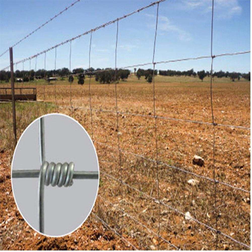 Galvanized Livestock Prevent Hinge Joint Page Wire Farm Field Fence