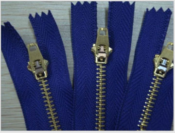 3# brass zip metal teeth zip manufacture