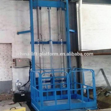 Hydraulic outdoor cargo lift/warehouse lift table/outdoor lift elevator