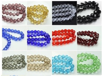4-30mm32 faced MC crystal beads glass chandelier parts jewellery accessories