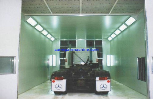 Electric Industrial Spray Painting Booths , Portable Powder Coat Spraybooth