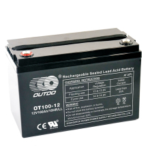OT100-12(GEL)/FT Industrial Battery-Front Terminal Series