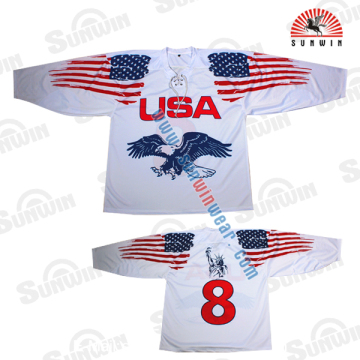 oem usa hockey jersey/ hockey jersey custom