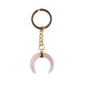 Fashion Ox Horn Crystal Pendant Keychain Key chain rings