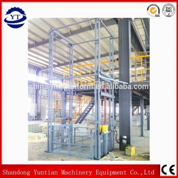 4 person Elevator lift/ hydraulic warehouse cargo lift