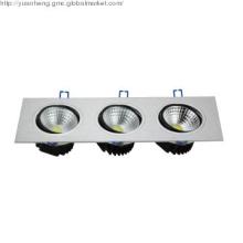 5W*3 wire drawing of stainless steel ceiling lamp and LED down lamp