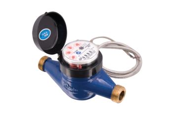 Direct Reading Electronic Water Meter With Brass Body